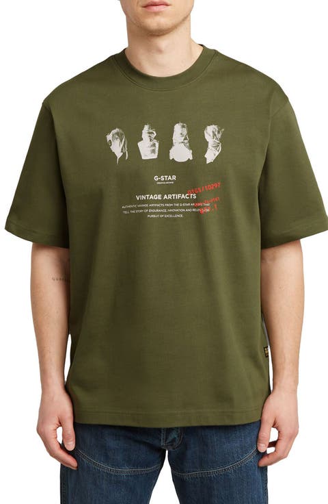 Artifacts Boxy Organic Cotton Graphic T-Shirt