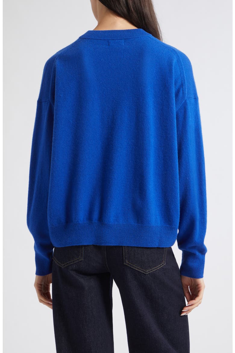 Spencer Cashmere V-Neck Sweater, Alternate, color, COBALT
