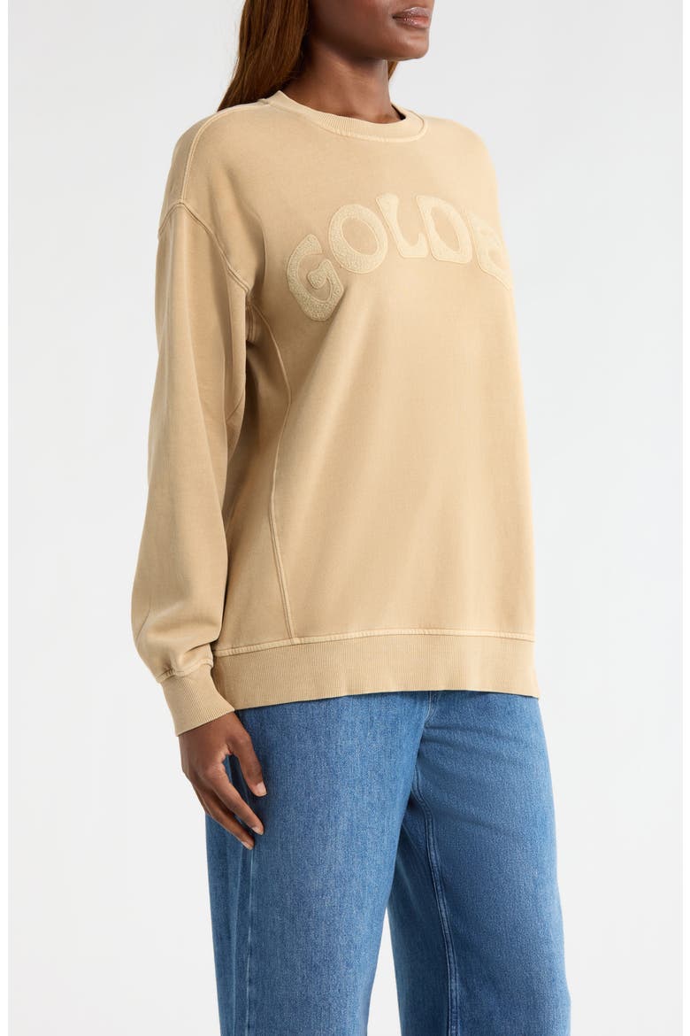 Cloud 9 Fleece Oversize Crewneck Sweatshirt, Alternate, color, SAND