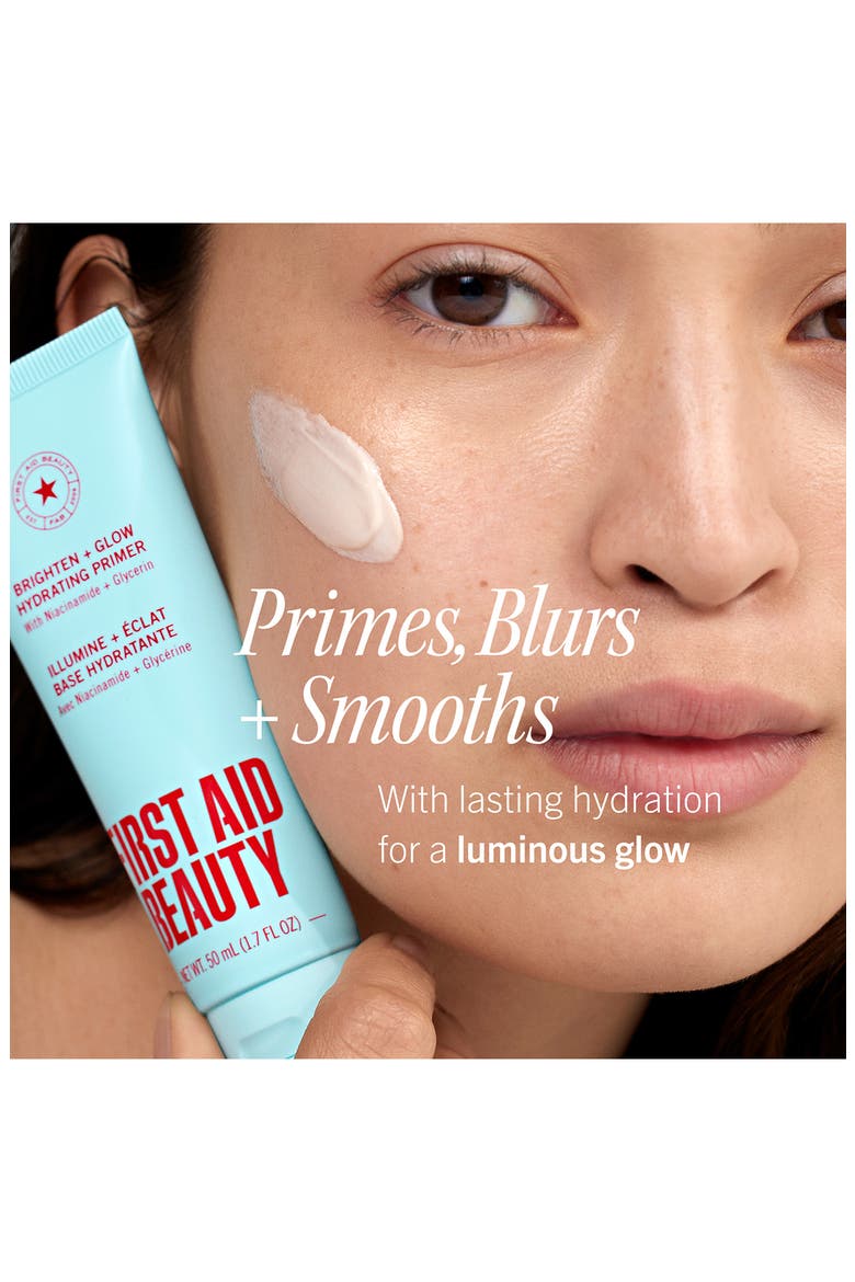 Brighten + Glow Hydrating Primer with Niacinamide + Glycerin, Alternate, color, NO COLOR