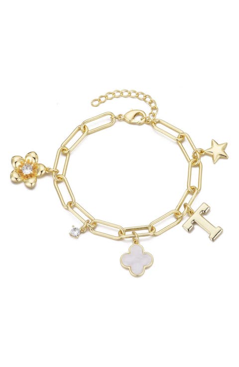 Initial Charm Bracelet