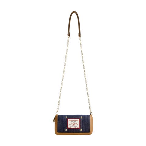 Buddha Patch Double Zip Chain Wallet