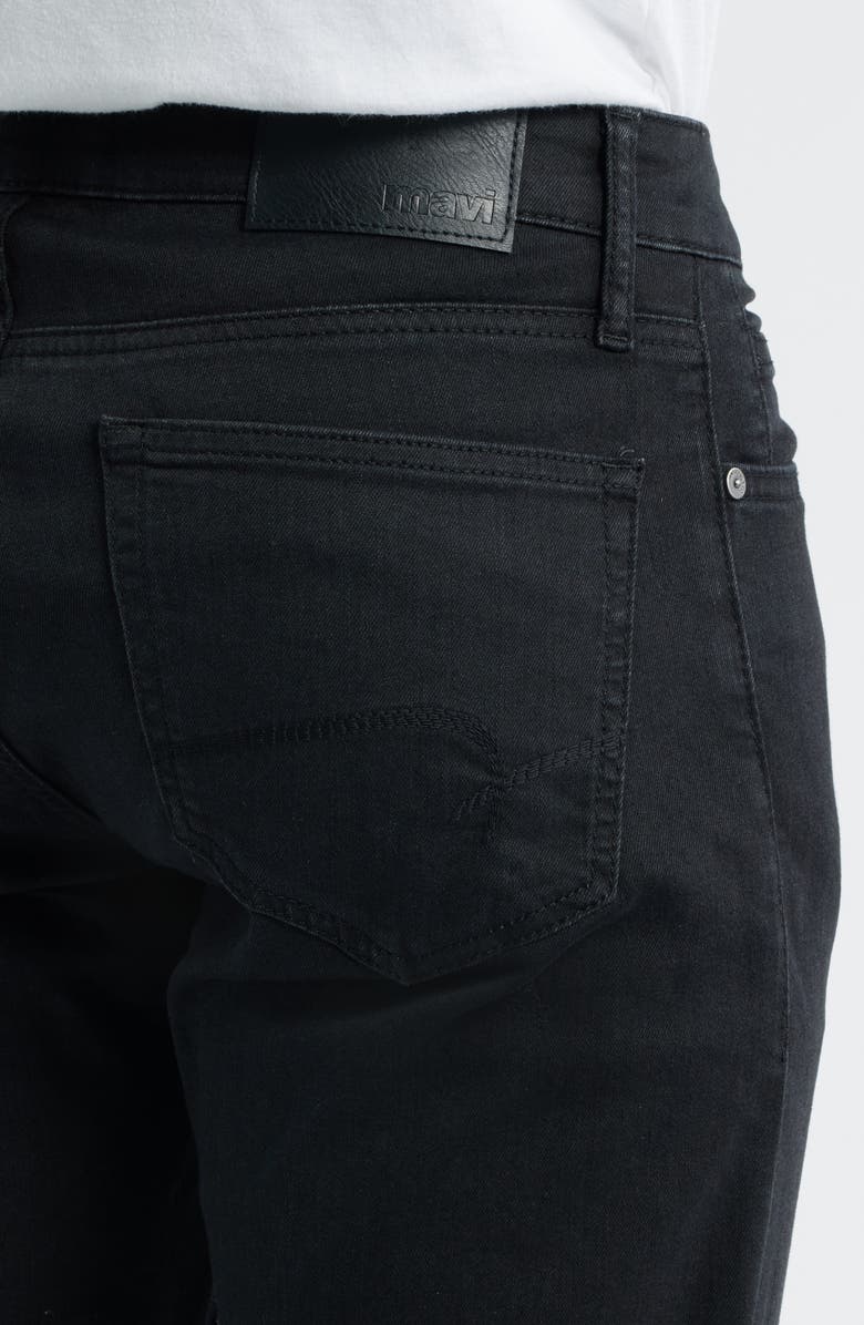 Mavi Jeans Zach Straight Leg Stretch Jeans, Alternate, color, Dark Smoke Supermove