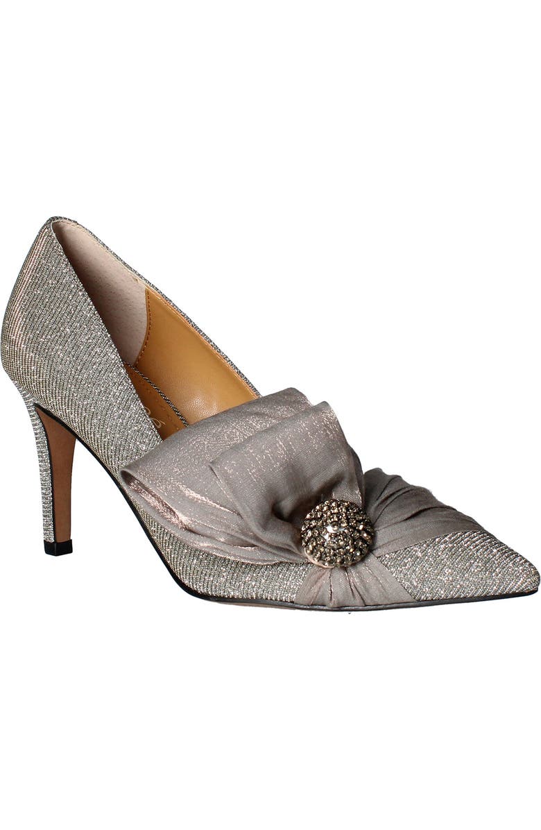 J. Reneé Hirisha Pointed Toe Pump, Main, color, Pewter