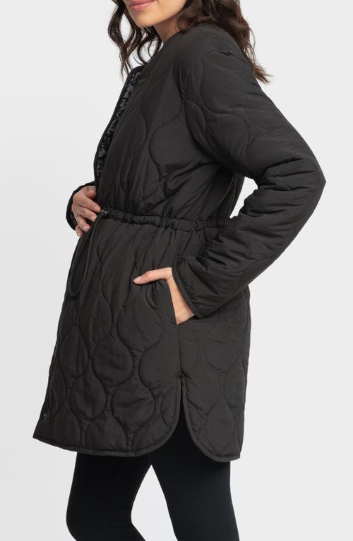 SERAPHINE SERAPHINE CHRISSY REVERSIBLE QUILTED MATERNITY & BABYWEARING JACKET