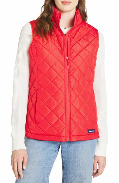 Houndstooth Quilted Puffer Vest