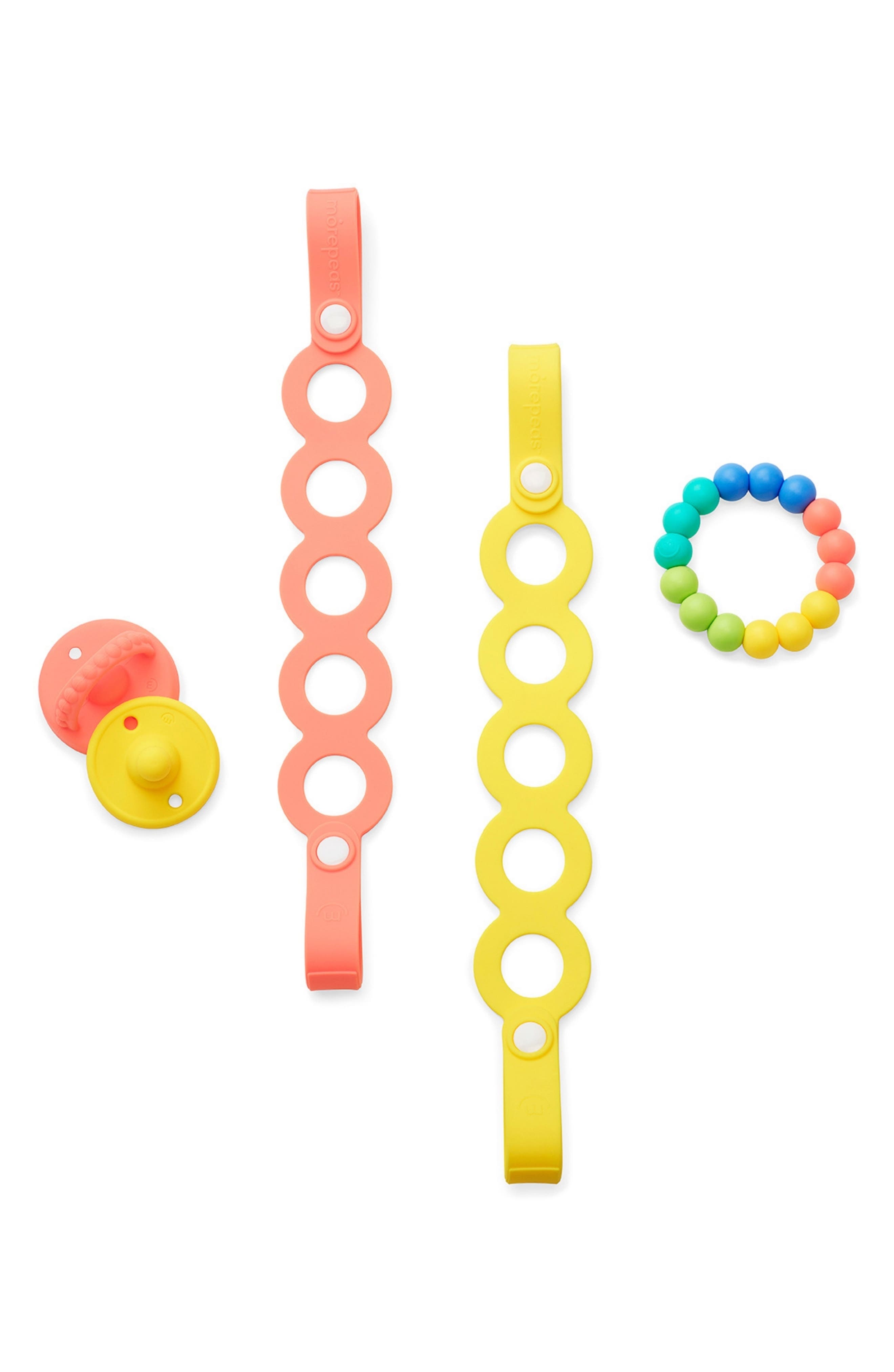morepeas Newborn Teething Set in Melon 