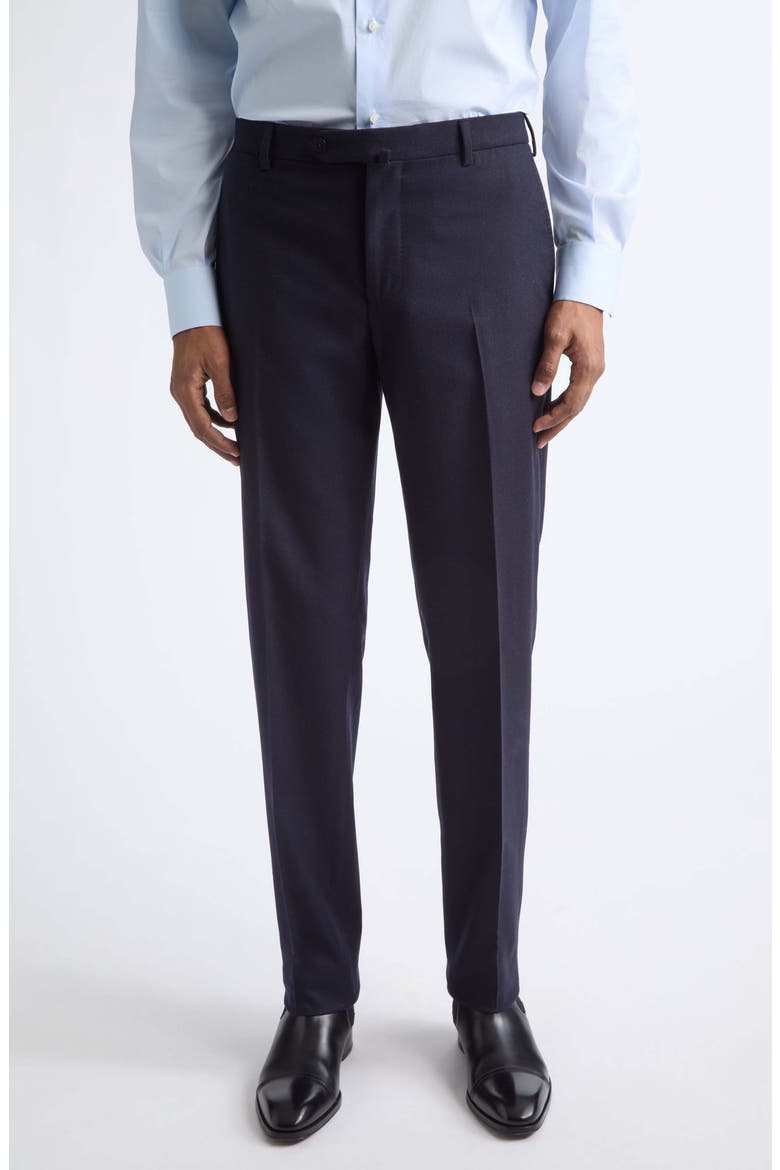 Unito Royal Wool & Cashmere Trousers, Main, color, DARK BLUE 800