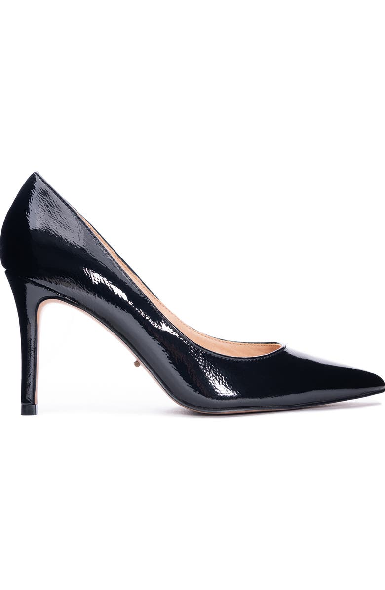 42 Gold Rafee Liquid Patent Pointed Toe Pump, Alternate, color,
