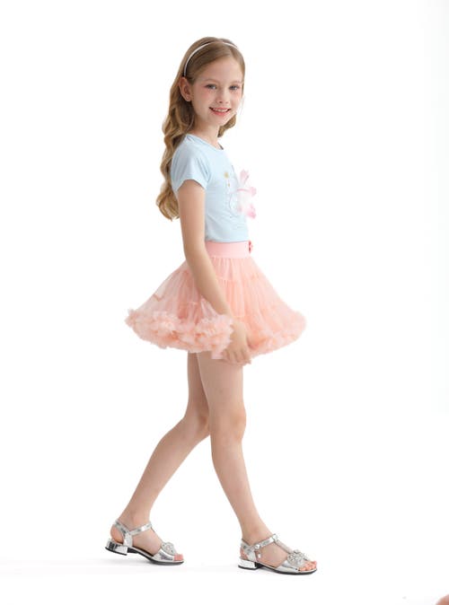 Mimi Tutu Swan-appliqué T-shirt In Blue