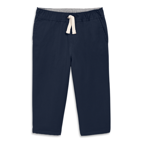 Primary Baby Lined Stretch Chino Drawstring Pant In Black