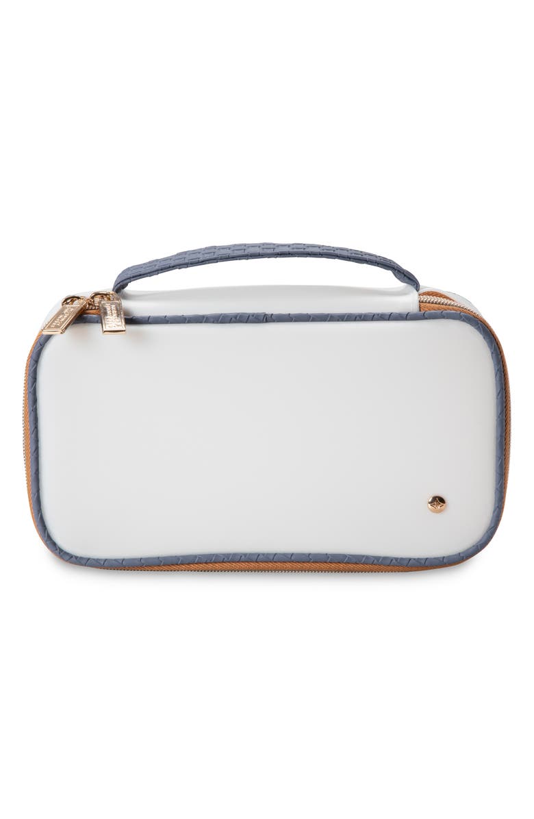 Stephanie Johnson Medium Miami Ultramarine Makeup Case, Alternate, color, Blue