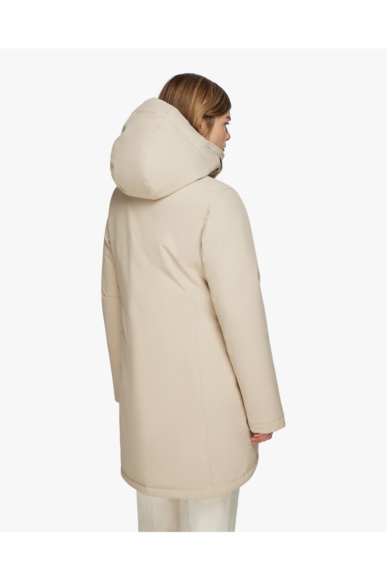 GENIA | Hooded Down Winter Jacket, Alternate, color, Oatmeal