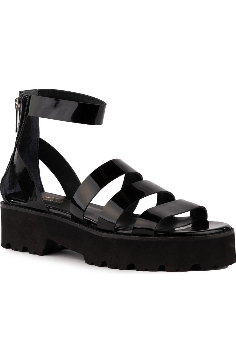Seychelles Nightlife Patent Platform Sandal, Main, color,