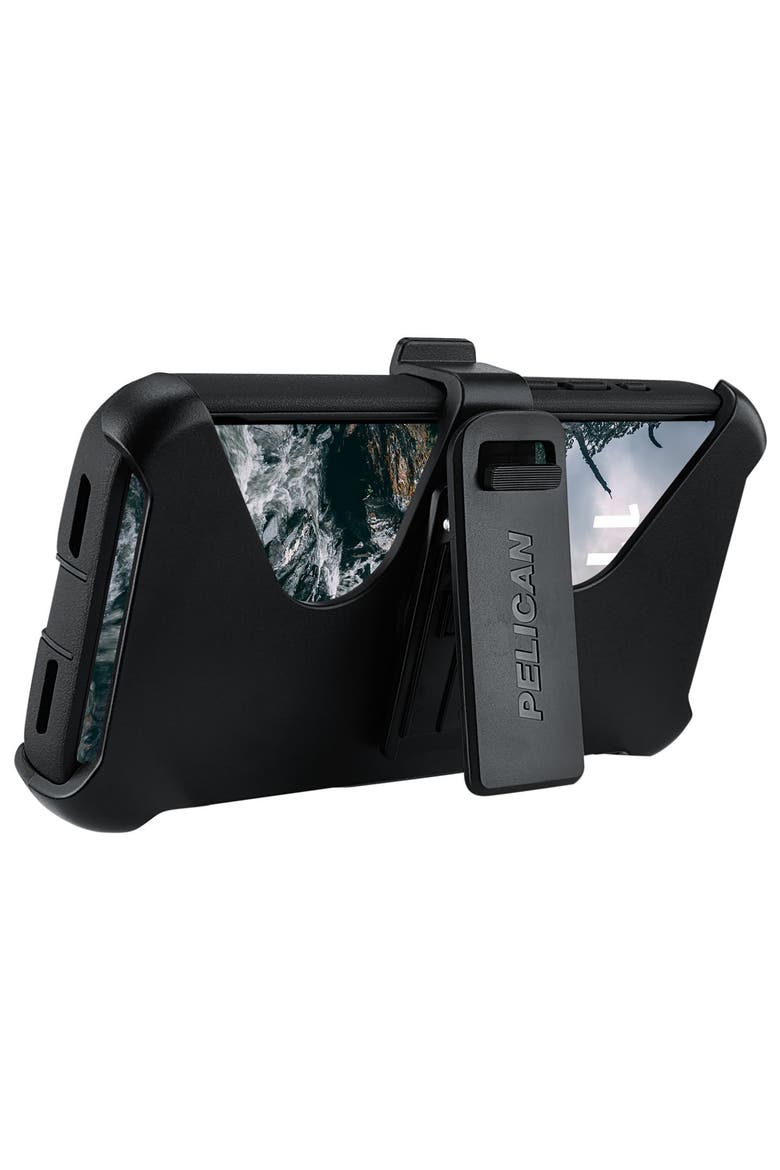 Voyager MagSafe Case with Holster for Apple iPhone 18 Pro / 17 Pro, Alternate, color, Black Multicolor
