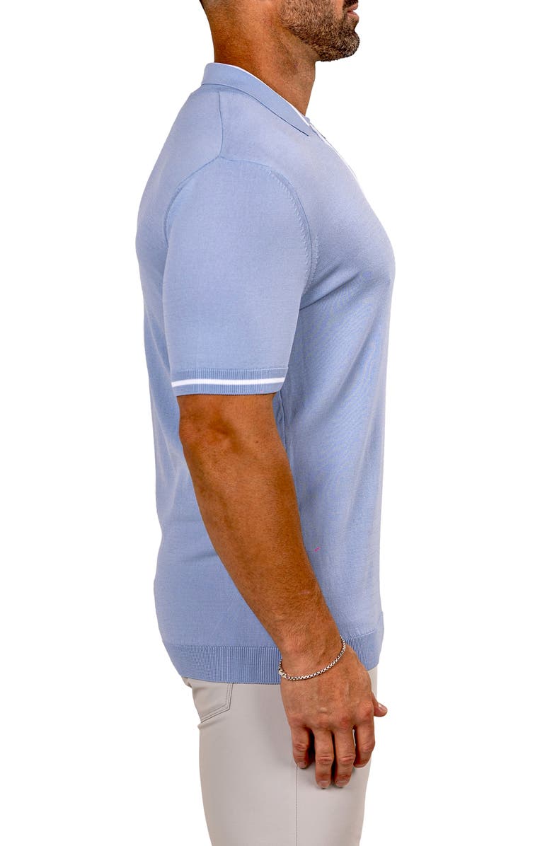 Maceoo Marthy Blue Polo, Alternate, color,