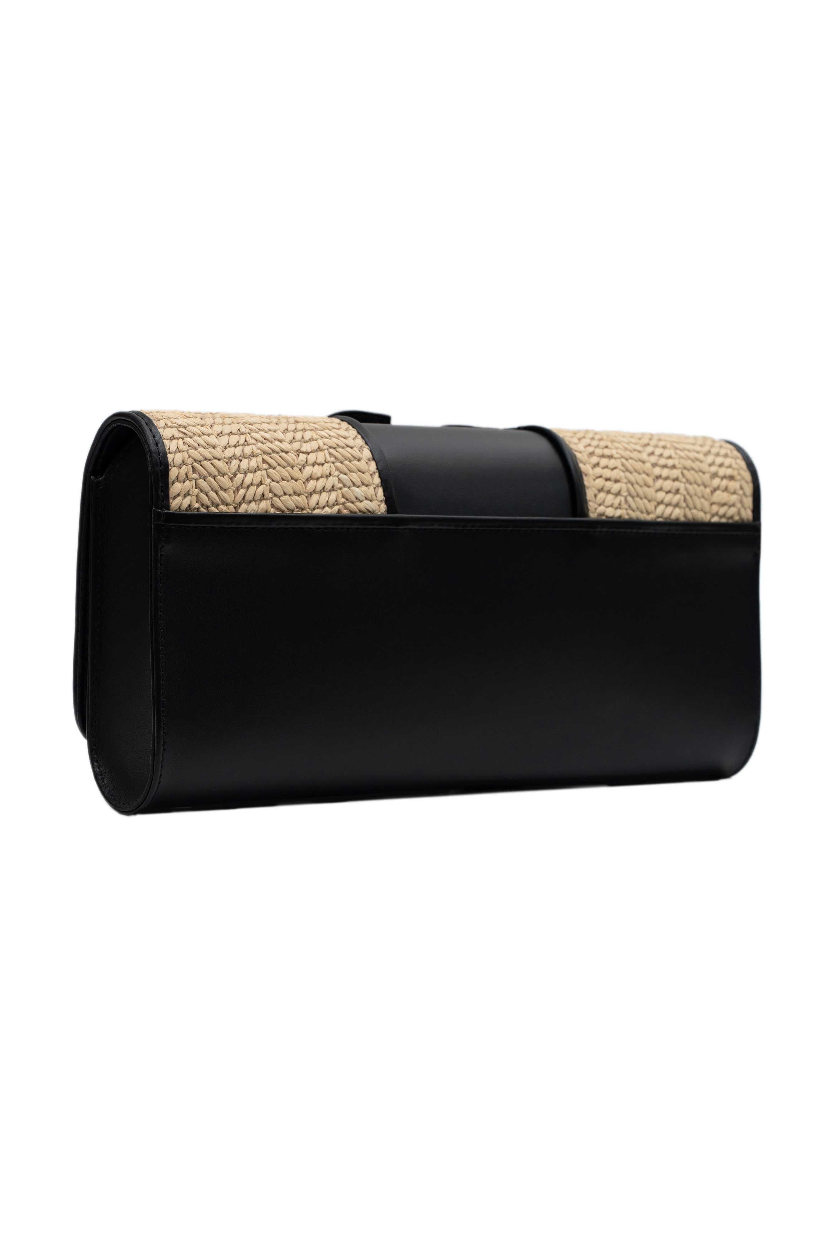 PERRIN PARIS La Parisienne Clutch Raphia, Alternate, color, 