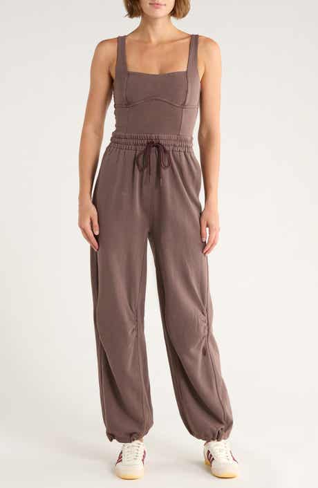 Free People FP Movement Inbound Stretch Cotton Jumpsuit
