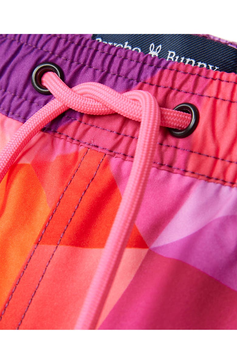 Psycho Bunny Randolph Print Swim Trunks, Alternate, color,