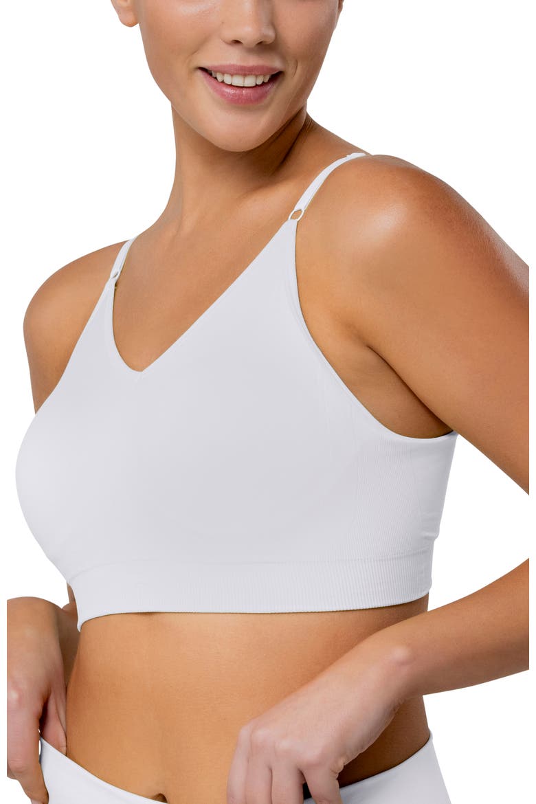 Full Coverage Comfort Bra, Alternate, color, White