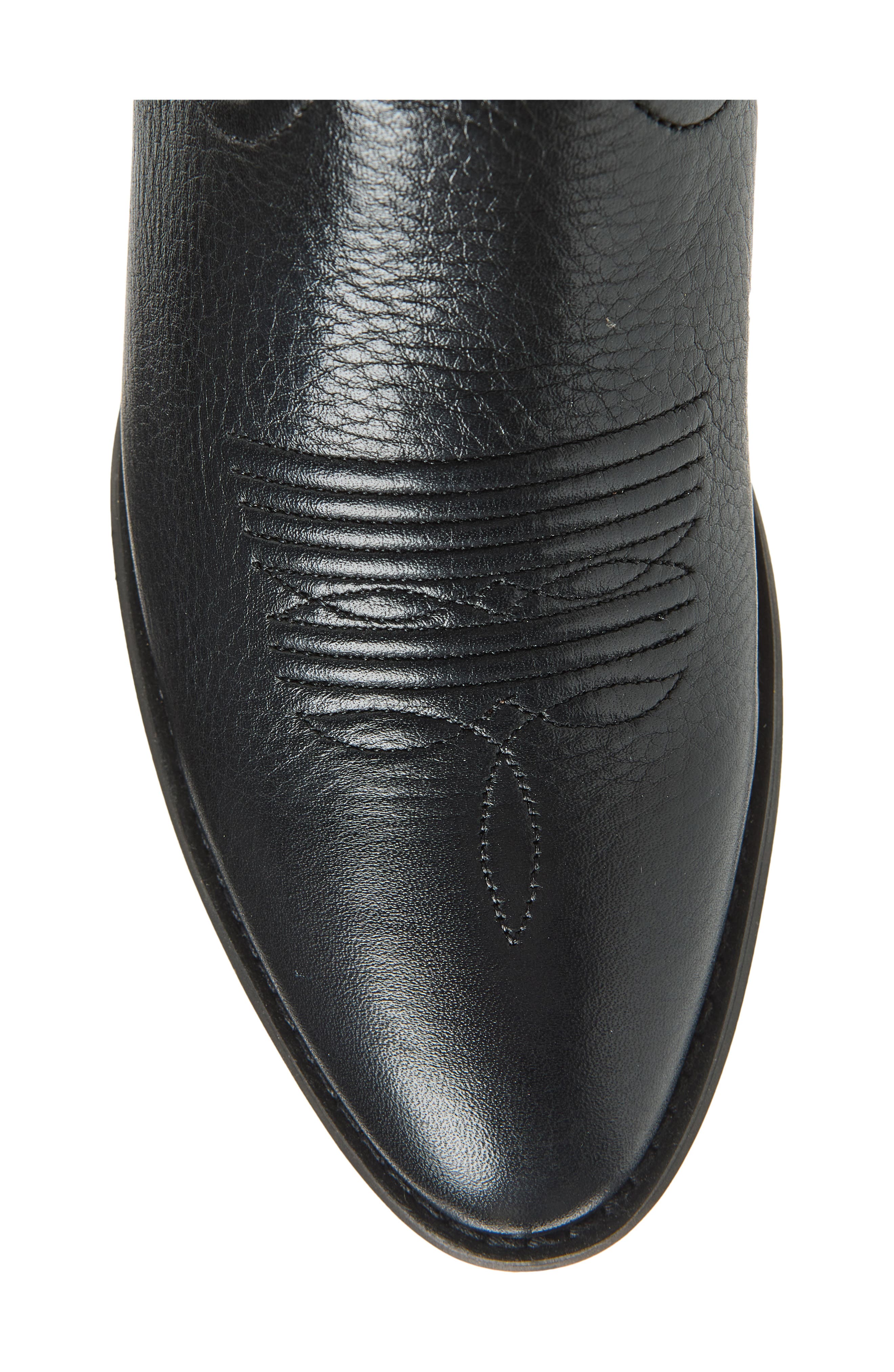 Heritage Western R-Toe Boot, Alternate, color, SUPPLE BLACK