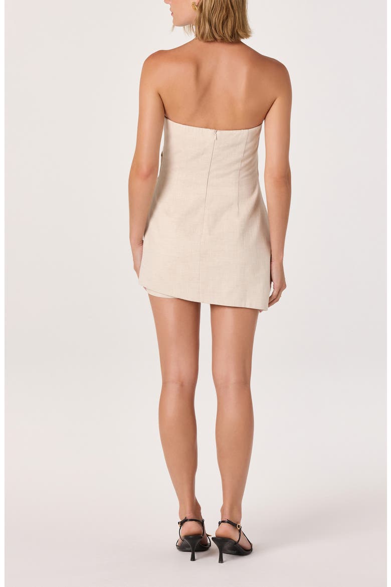 Haralda Strapless Romper, Alternate, color, OATMEAL