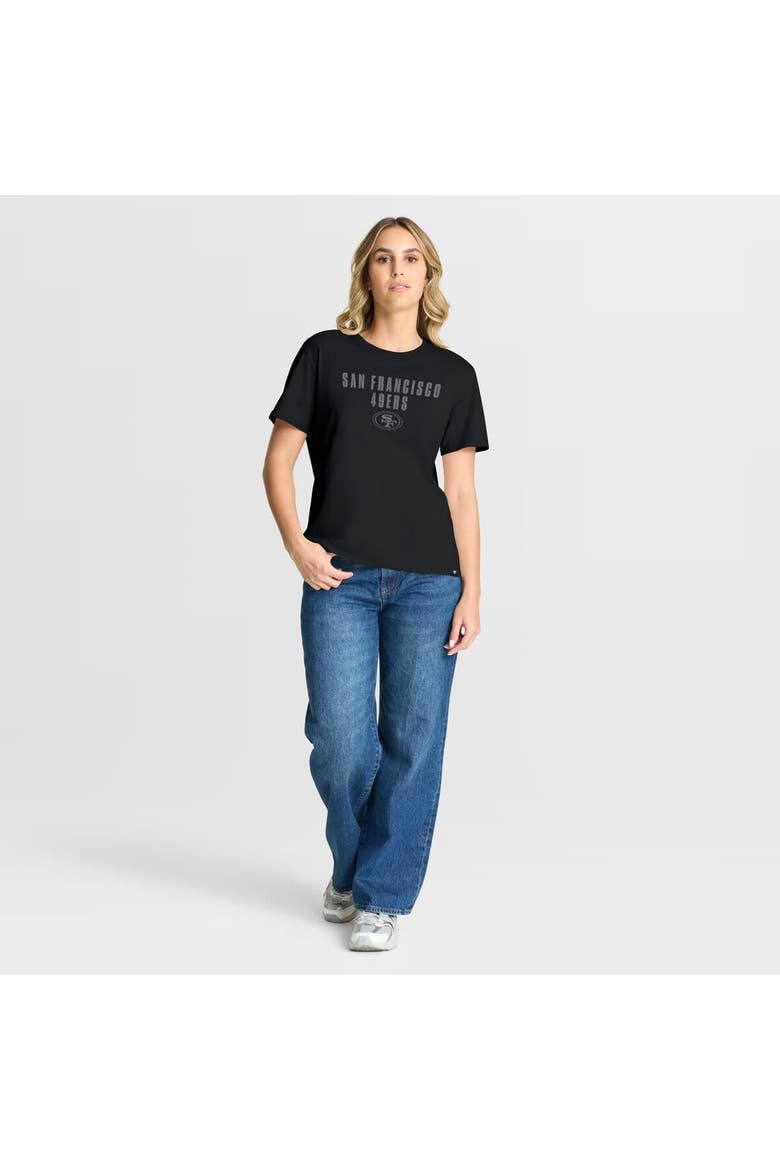 Women's Fanatics Black San Francisco 49ers Blackout Kneel Down Legacy T-Shirt, Alternate, color, Black