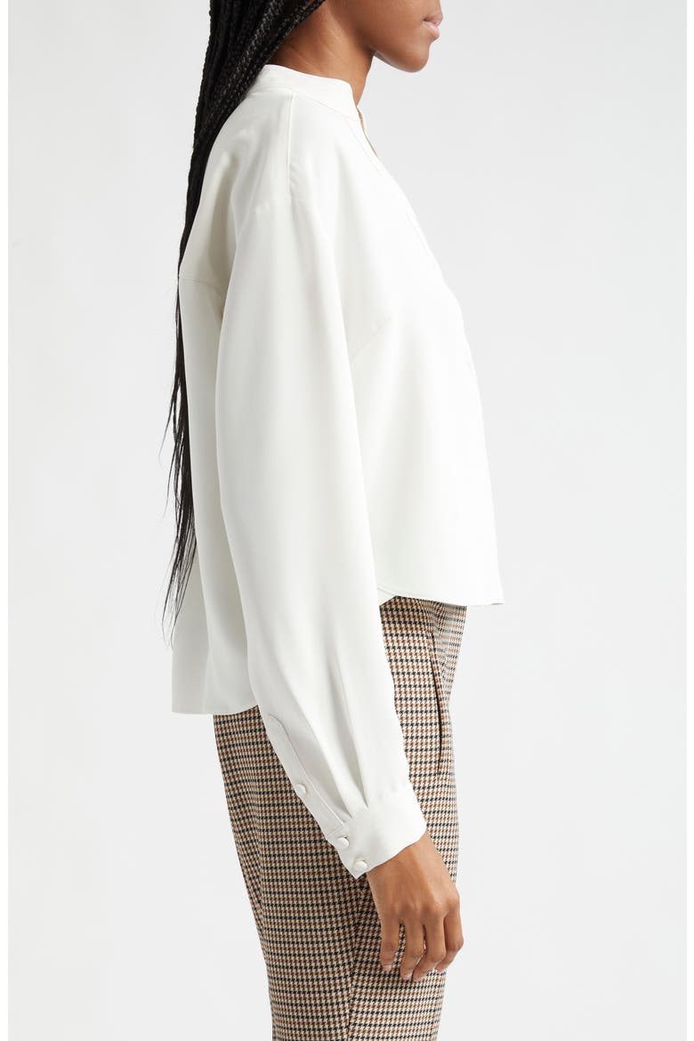 Dean Split Neck Long Sleeve Top, Alternate, color, DOVE