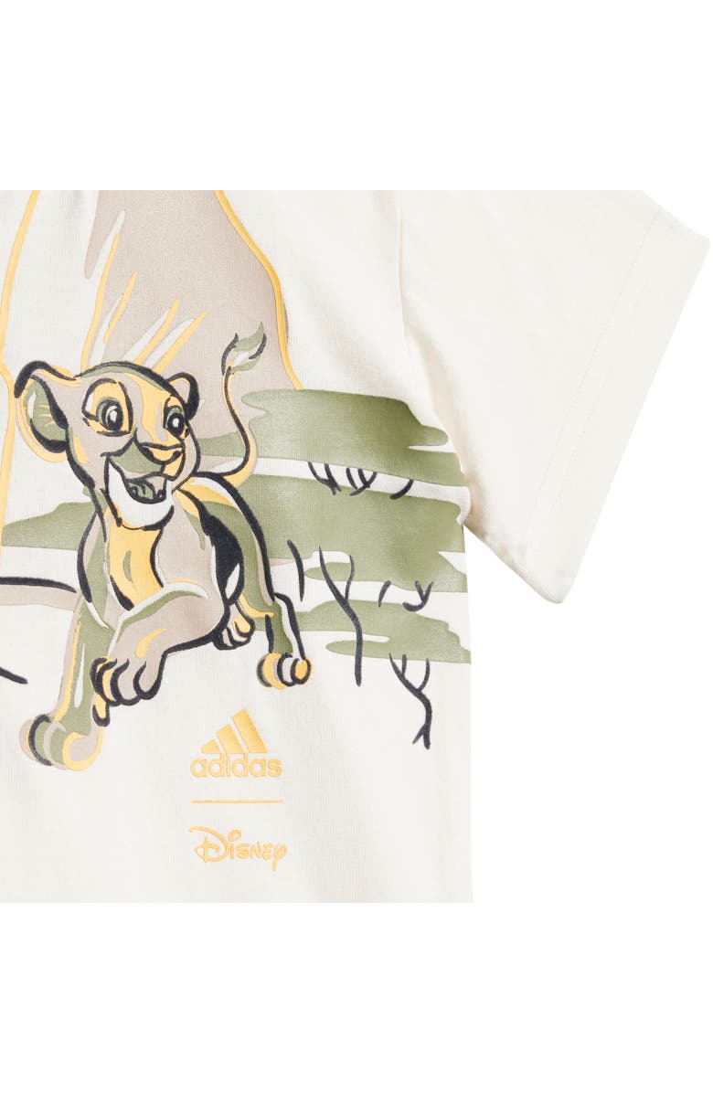 adidas x Disney Lion King Graphic T-Shirt & Shorts Set, Alternate, color, 