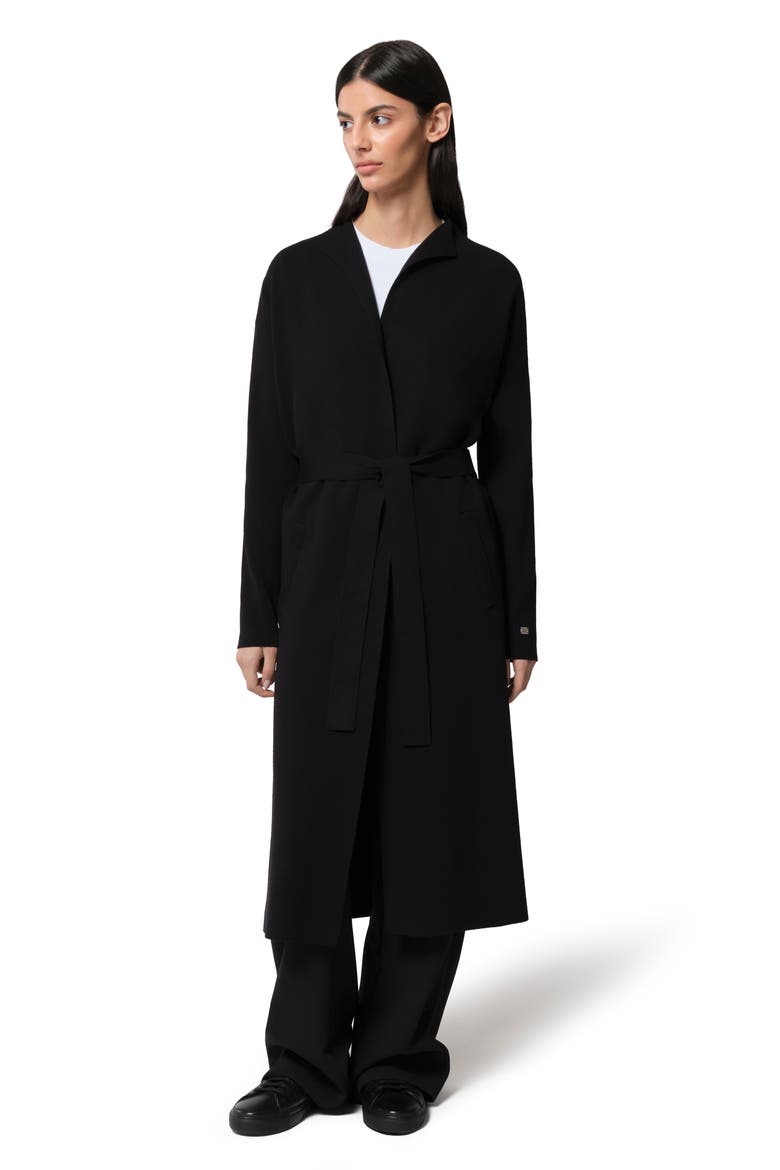 Aliciana Longline Jacket, Alternate, color, BLACK