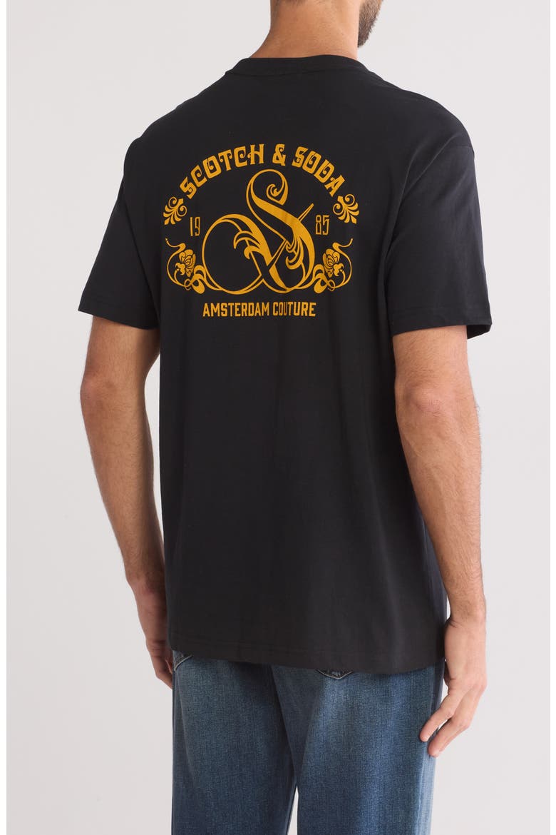 Logo Graphic T-Shirt, Alternate, color, BLACK