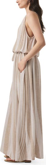 Lennon Stripe Sleeveless Maxi Dress