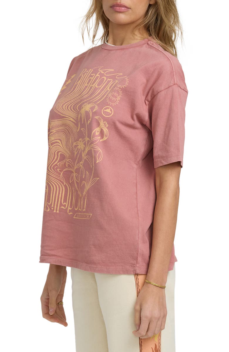 Billabong Surf Coalition Cotton Graphic T-Shirt, Alternate, color, Dark Chino