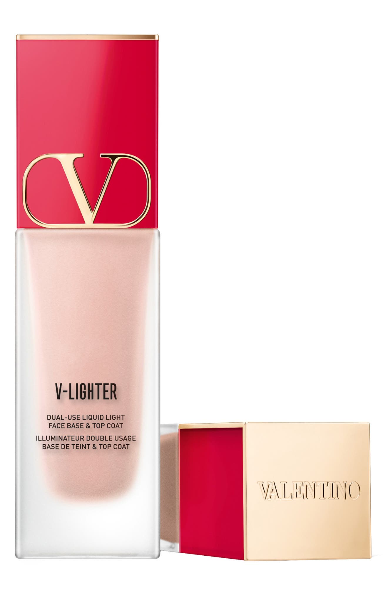 【新品】VALENTINO V-LIGHTER 01 ROSA 25mL V-Lighter Face Primer & Highlighter (Women) | Nordstrom