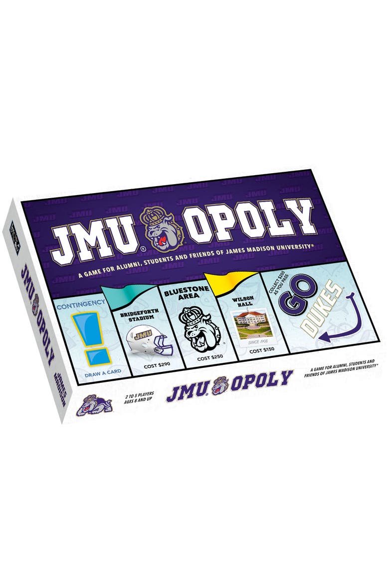 JMU Opoly James Madison Themed Board Game Ages 8+, Alternate, color, Multicolored