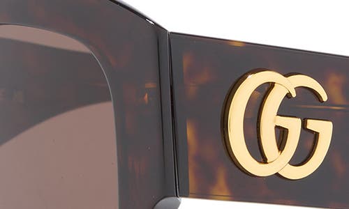 Gucci 52mm Oversize Sunglasses In Multi