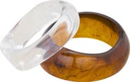 st. Moran Set of 2 Lucite® Bangles