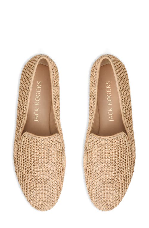 Jack Rogers Bradley Raffia Loafer In Natural