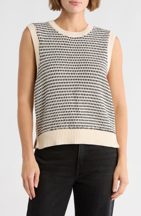 Knowles Textured Cotton Vest