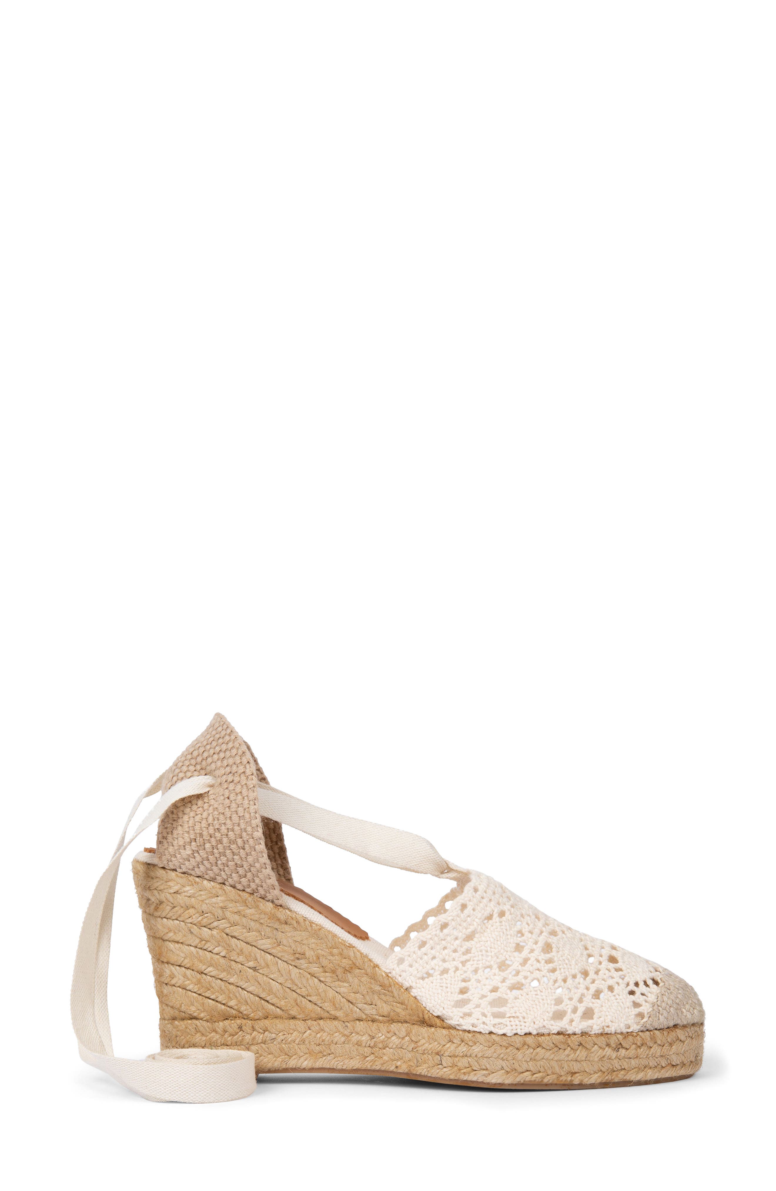 Penelope Chilvers High Valenciana Ankle Tie Espadrille Wedge Pump, Main, color, 