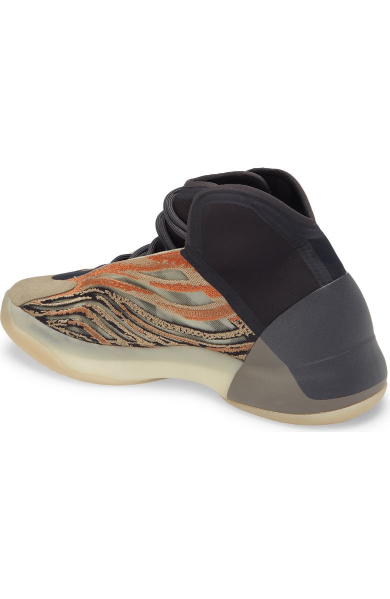 adidas YZY QNTM Flash Orange Sneaker, Alternate, color,