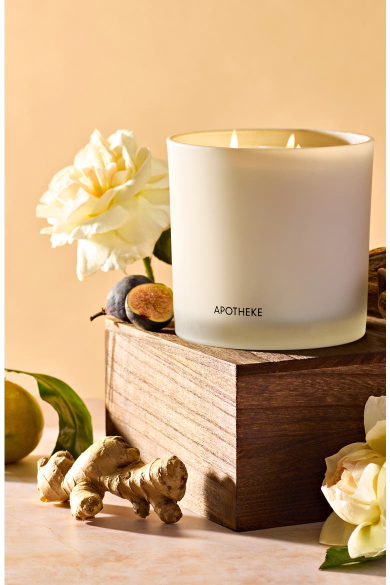 Cedarwood Ginger Three-Wick Scented Candle, Alternate, color, NO COLOR