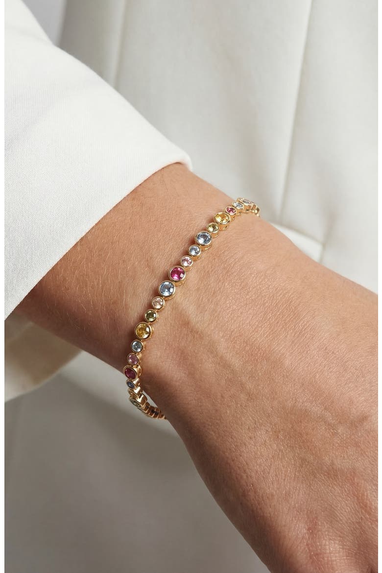 Bracelet Sardinien Altro, Alternate, color, 18K Gold Plated / White