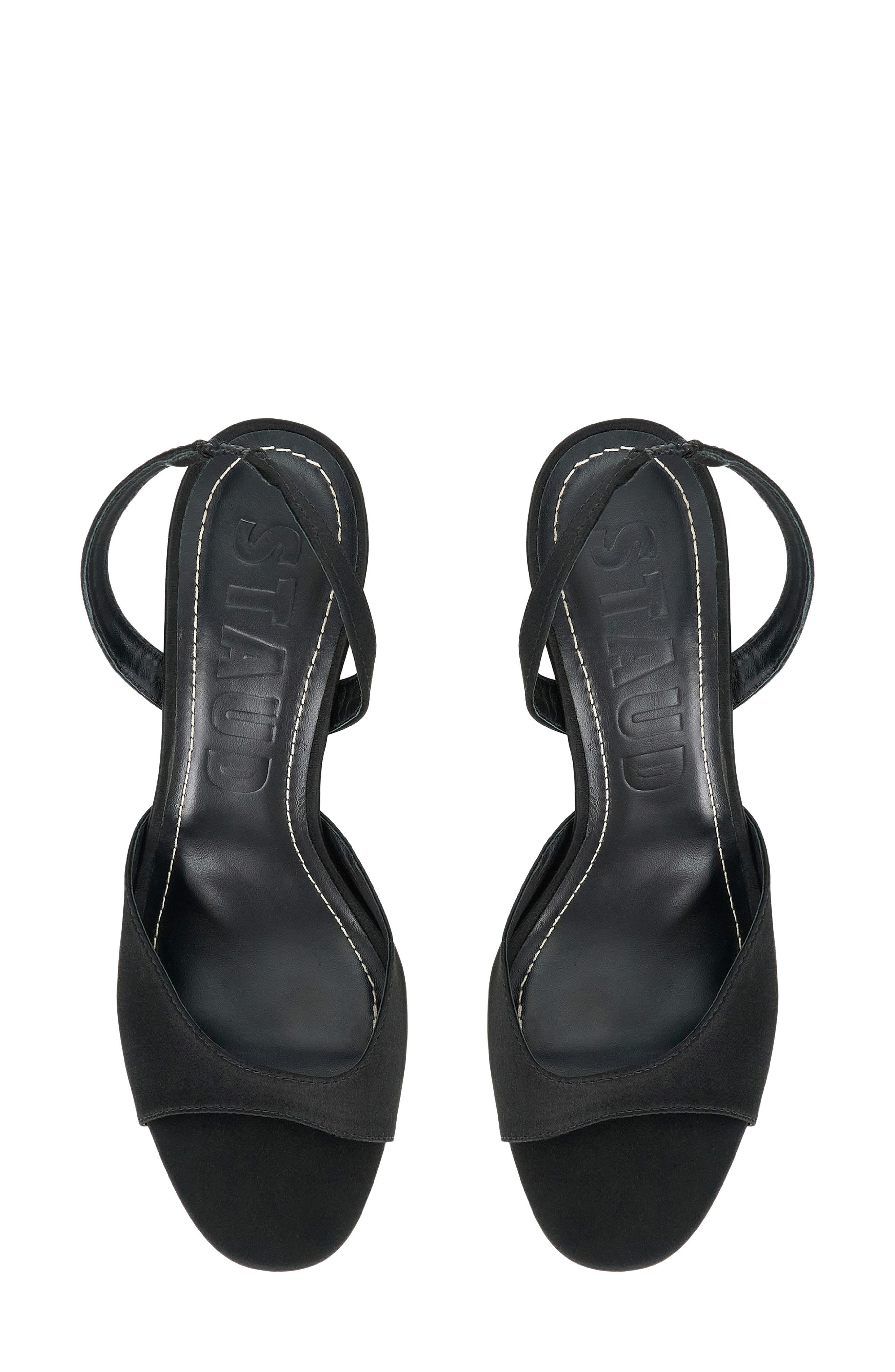 STAUD Brigitte Slingback Slide Sandal, Alternate, color, Black