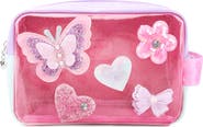 OMG Accessories Kids' Buterfly Embellished Cosmetics Bag