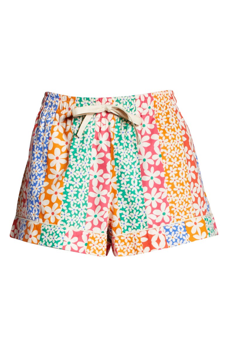 ban.do Floral Print Leisure Shorts, Alternate, color, 