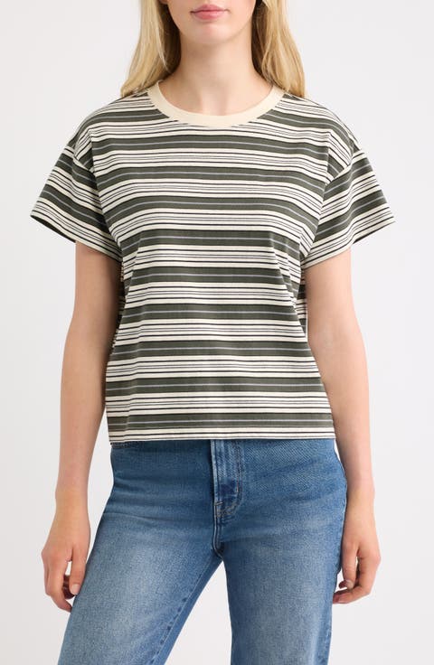 Kelly Stripe Boxy T-Shirt