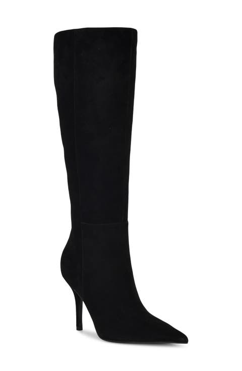 Gerty Pointed Toe Knee High Boot (Women)