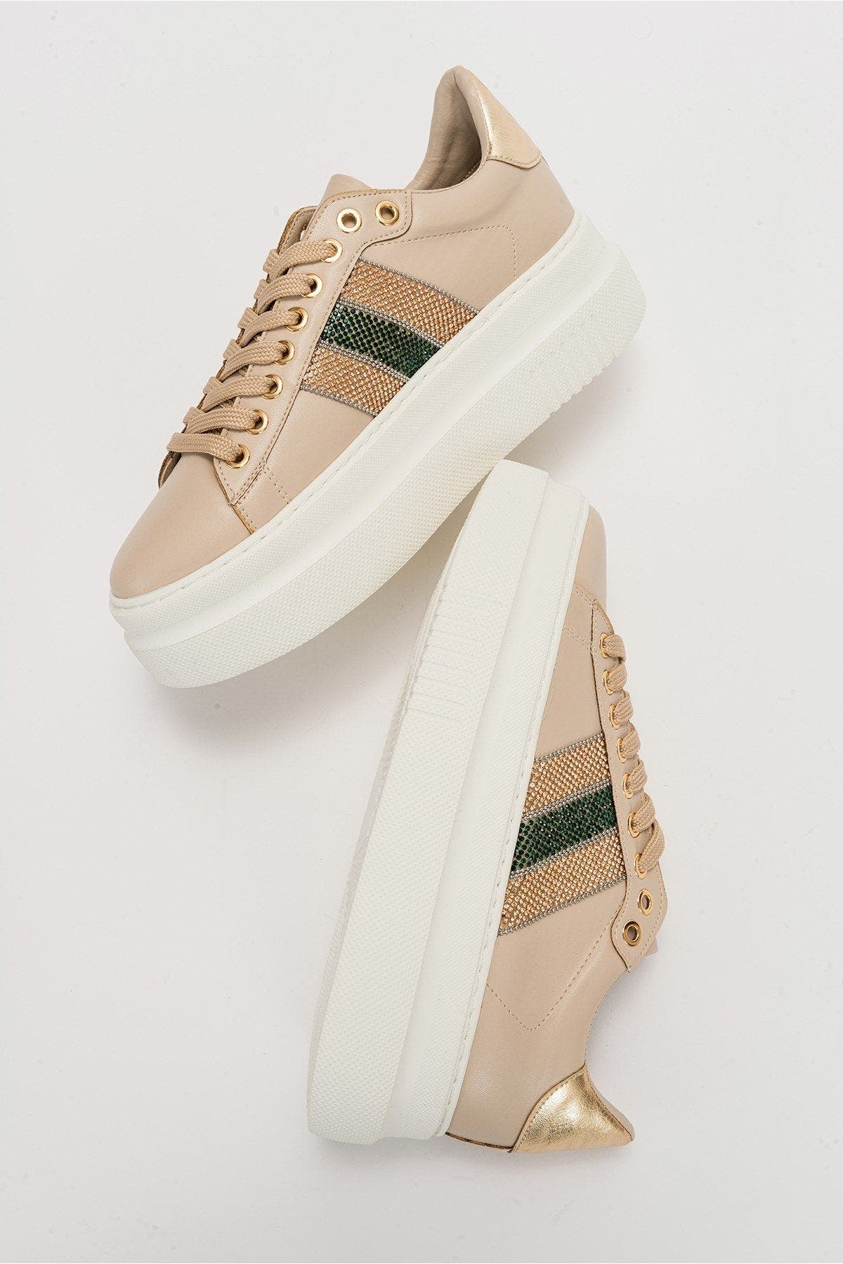 Prologue Shoes Nuno Sneakers, Alternate, color, Dark Beige Faux Leather