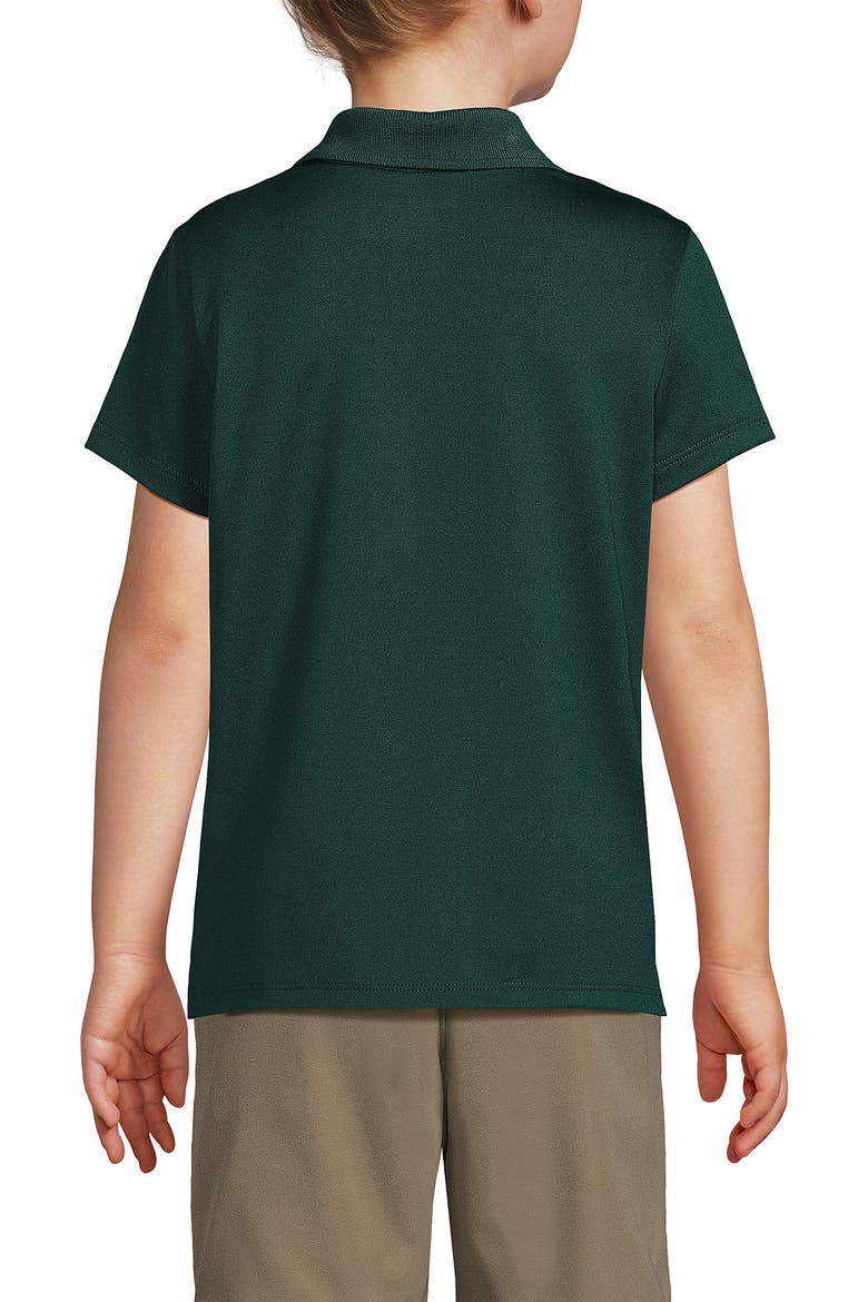 School Uniform Girls Short Sleeve Feminine Fit Rapid Dry Polo Shirt, Alternate, color, Evergreen